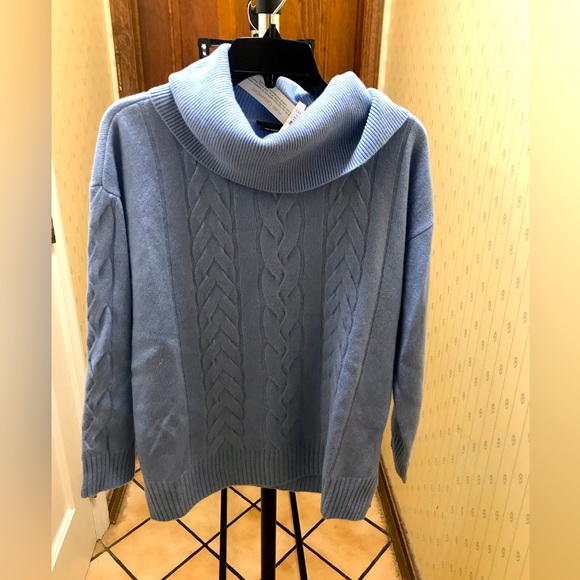 Talbots Cashmere Cowl Neck NWT Medium